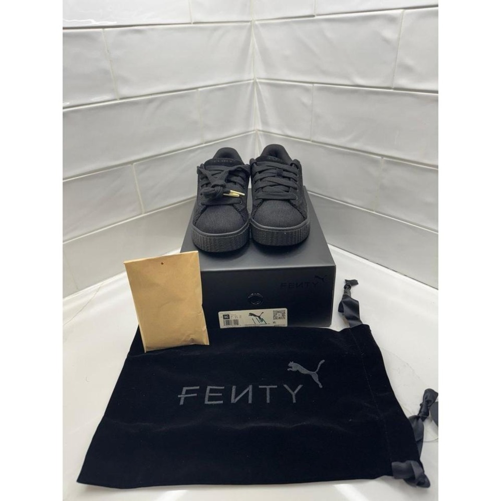 PUMA X Rihanna Fenty Creeper Phatty Corduroy Black (399871-03) kids 3C‎